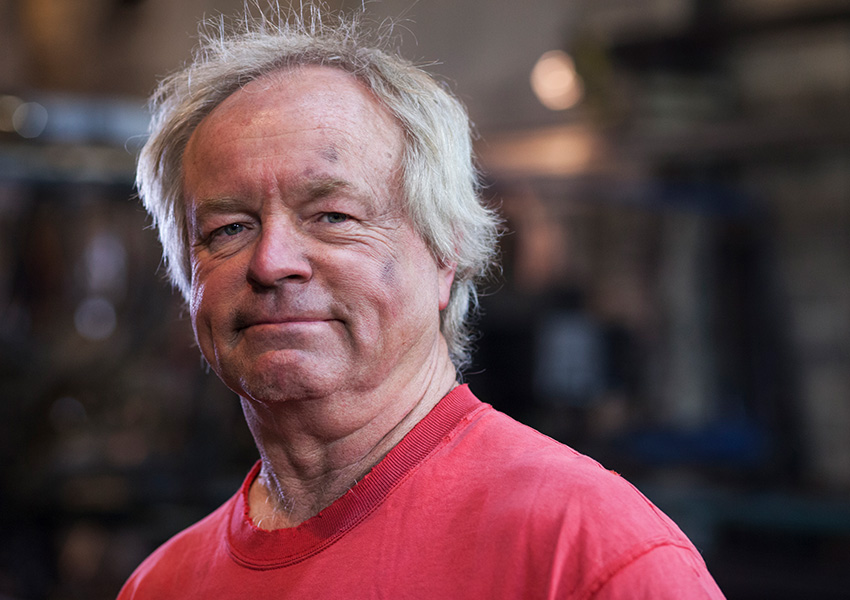 Man smiling at the camera